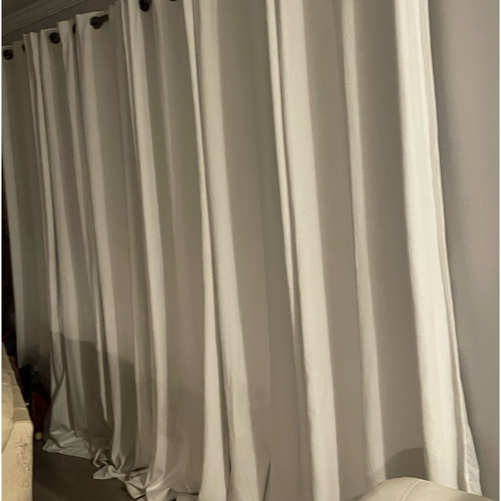 UGG blackout drapes- White